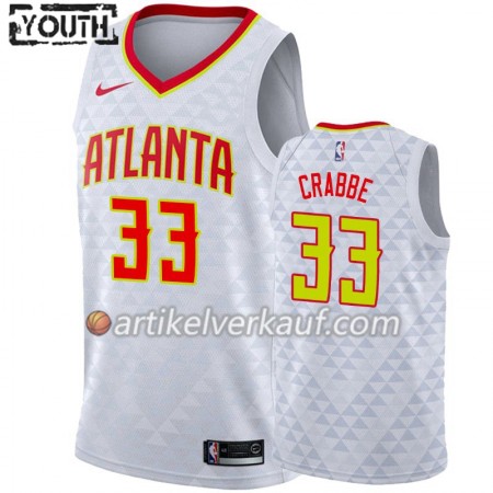 NBA Atlanta Hawks Trikot Allen Crabbe 33 Nike 2019-2020 Association Edition Swingman - Kinder